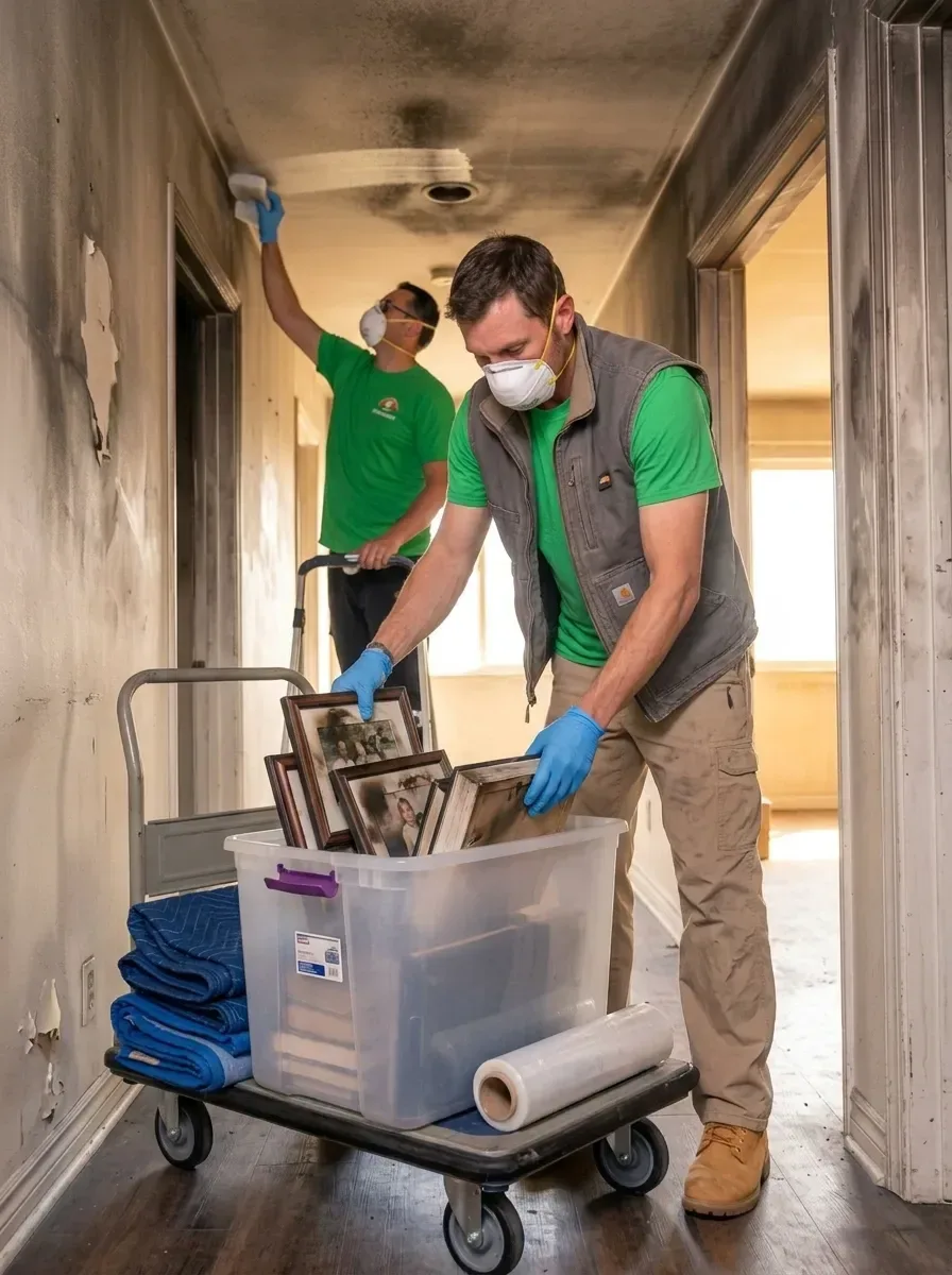 Water extraction in a Carlsbad garage