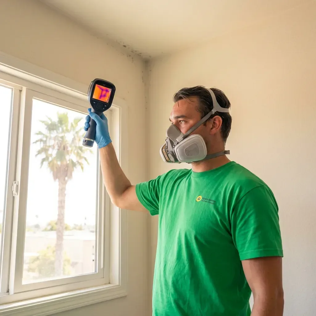 Thermal imaging mold check in Carlsbad