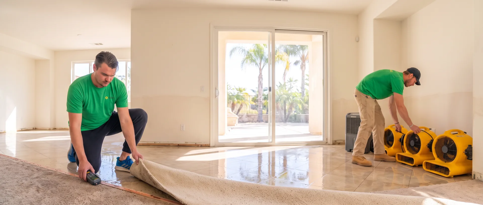 Water damage remediation in Carlsbad