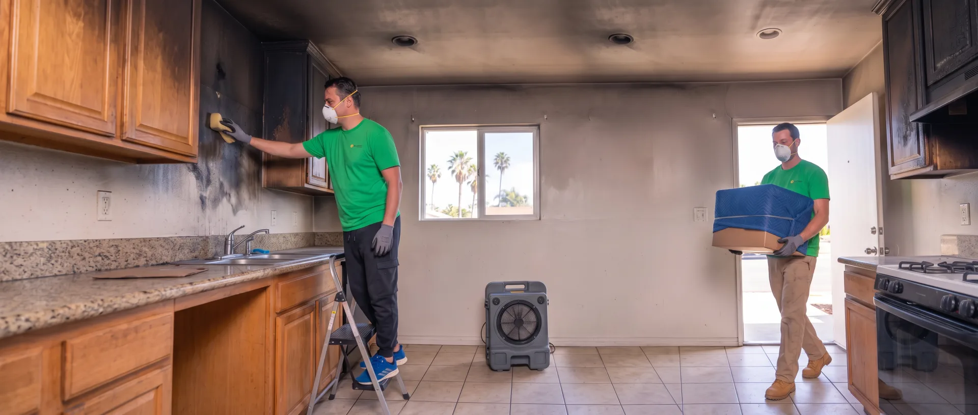Fire and smoke damage repair in Carlsbad